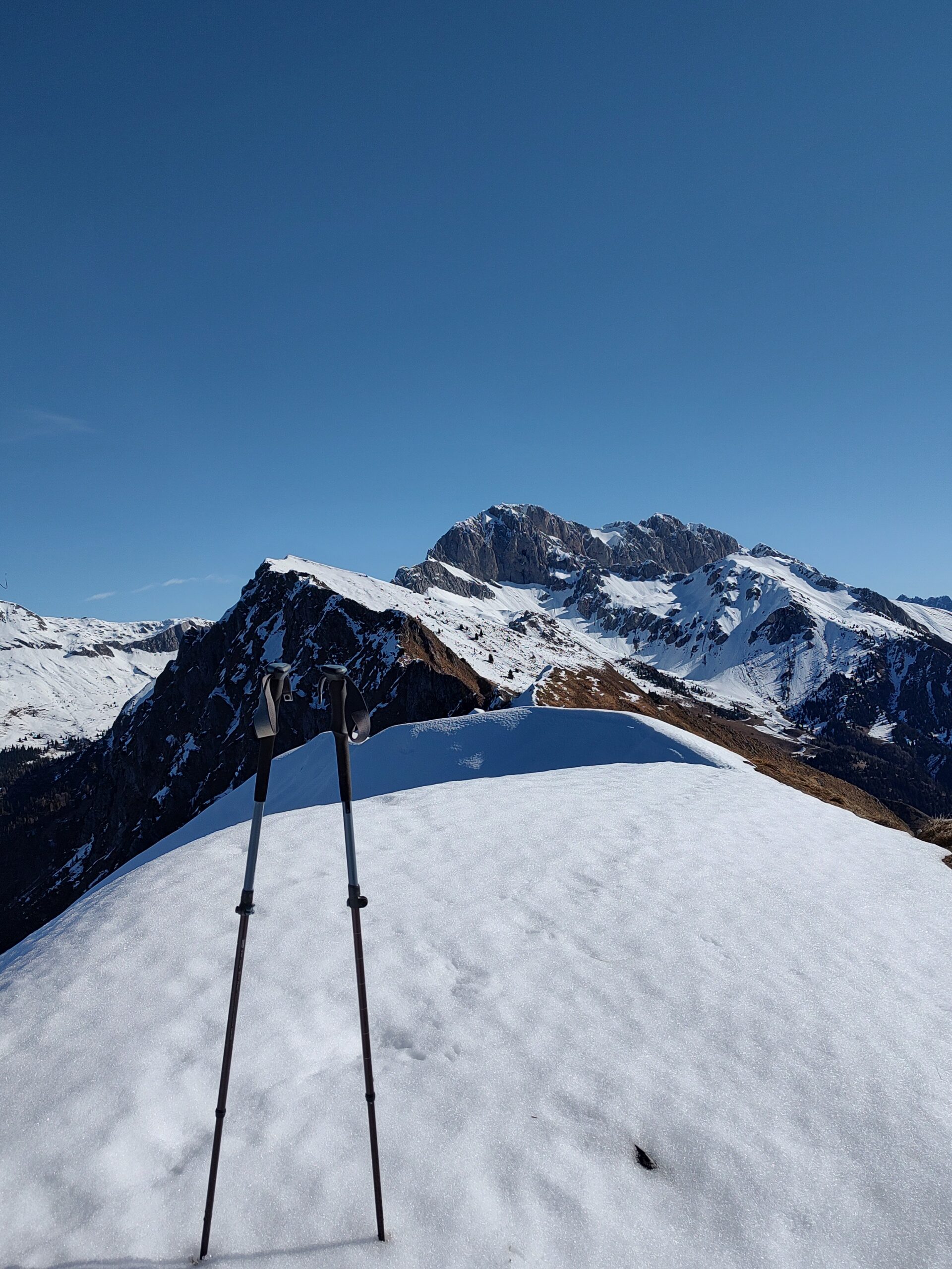 Dal Monte Valsacco vista sulla Presolana